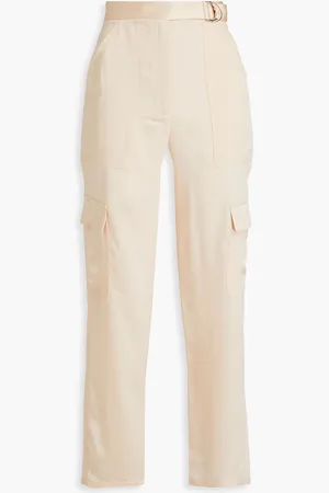 Simkhai Cargohose aus glänzendem Crêpe - Pink - US 4