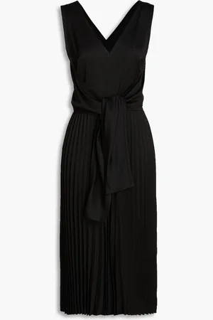 3.1 Phillip Lim Plissiertes Midikleid aus glänzendem Crêpe - - US 8