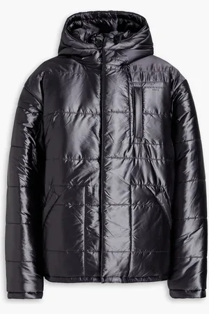 Maison Kitsuné Kapuzenjacke aus gestepptem Shell - Grau - S