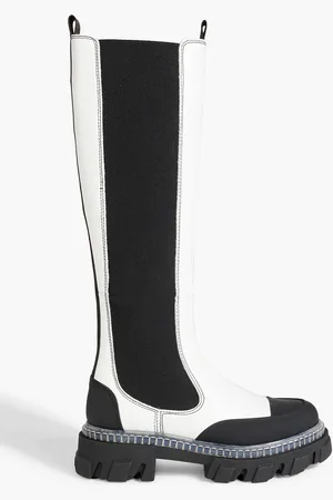 Ganni Kniehohe Stiefel aus Leder - - EU 37