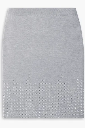 J.W.Anderson Minirock aus Wolle mit Nieten - - XL
