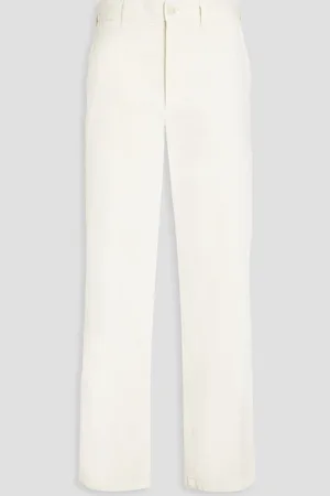 NILI LOTAN Elliot Hose mit geradem Bein aus Twill aus Stretch-Baumwolle - Weiß - US 6