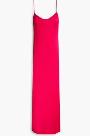 GALVAN Berlin Maxikleid aus Jersey mit Rückenausschnitt - Pink - FR 42