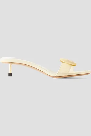 Jacquemus Regalo Mules aus Leder mit Schnalle - Weiß - EU 35