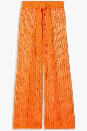 Cult Gaia Aadya Hose mit weitem Bein aus Häkelmaterial - - XS