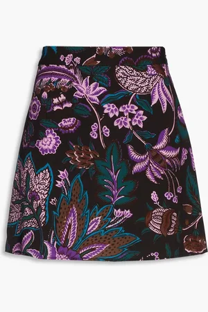 Rhode Morgan printed crepe mini skirt - - US 0