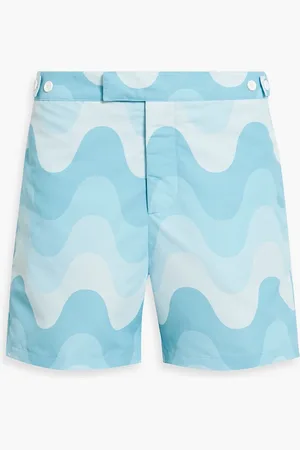 Frescobol Carioca Kurze Badeshorts mit Print - Blau - 36