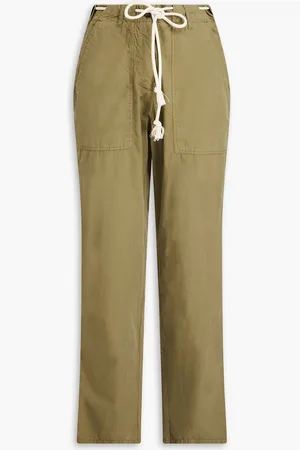 OFFICINE GENERALE France Karottenhose aus Baumwolle - Grün - 25