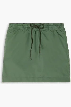 WARDROBE.NYC Utility Minirock aus Shell - Grün - M