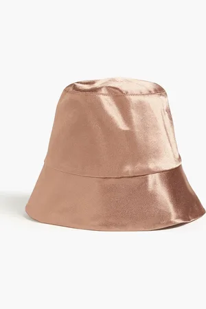 EUGENIA KIM Fischerhut aus Satin in Metallic-Optik - Neutral - ONESIZE