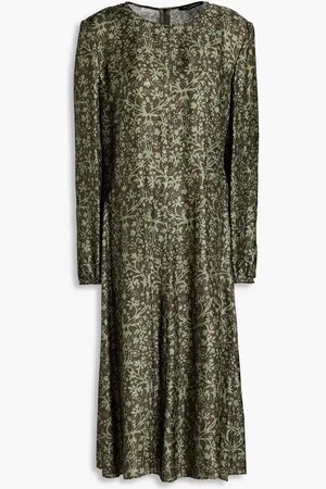 Luisa Cerano Bedrucktes Midikleid aus Jacquard - Grau - DE 36