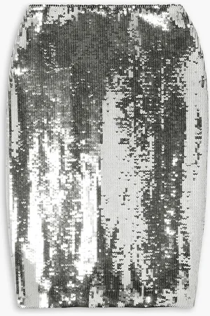 NILI LOTAN Bonne Jersey-Rock mit Pailletten - Metallic - US 0