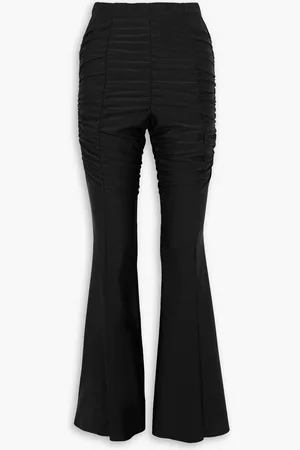 AZ FACTORY Ester Manas Schlaghose aus Stretch-Strick mit Raffungen - - FR 38