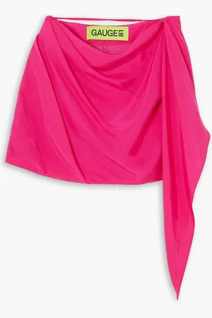 GAUGE81 Himeji Minirock aus Seidensatin - Pink - XXS