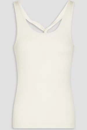 BITE Tendu Tanktop aus Stretch-Baumwoll-Jersey - Weiß - M