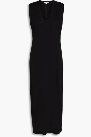 James Perse Midikleid aus Jersey aus einer Leinenmischung - - 2