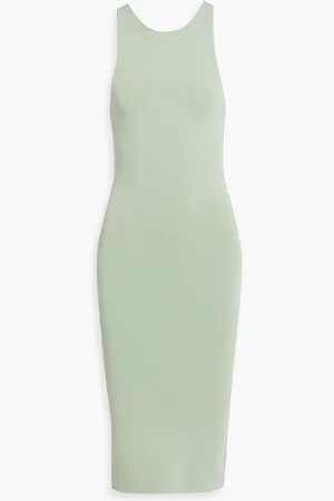 ALICE+OLIVIA Alice Olivia - Peony Kleid aus Cady mit Cut-outs - Grün - L