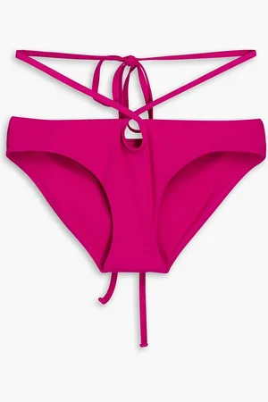 CHRISTOPHER ESBER Looped Tie tief sitzendes Bikini-Höschen mit Cut-outs - Lila - UK 6