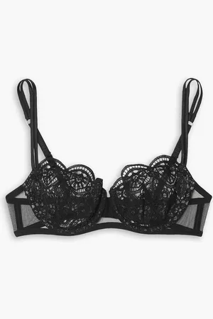 I.D. Sarrieri Kaleidoscope Bügel-BH aus Stretch-Tüll und Spitze - - 32 DD