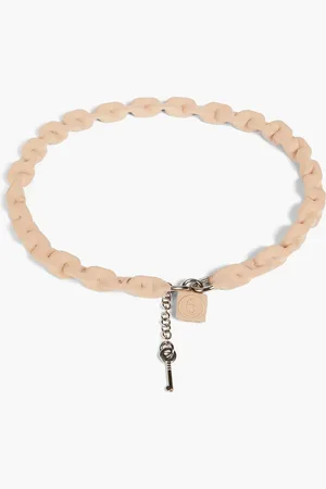 Maison Margiela Silberfarbener Gürtel - Pink - XS