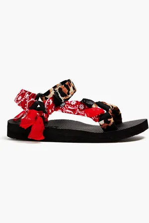 Arizona Love Trekky Sandalen aus Webstoff mit Print - - EU 36