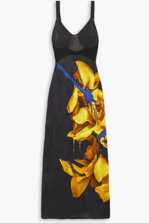 Jason Wu Midikleid aus Jacquard mit Blumenprint - - US 8