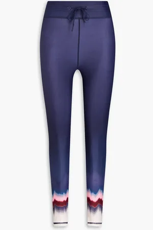 The Upside Universe Stretch-Leggings mit Print - Blau - US 8