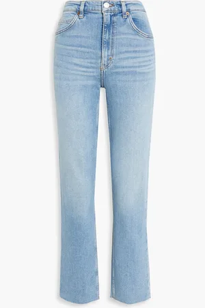 RE/DONE 70s hoch sitzende Jeans mit geradem Bein - Blau - 24