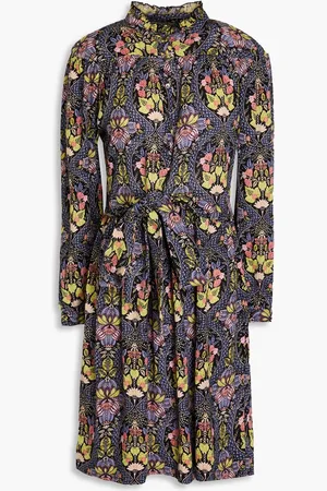 Antik Batik Eros Kleid aus Baumwollgaze mit floralem Print - - FR 42