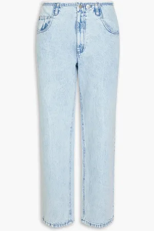 tibi Hoch sitzende Jeans mit geradem Bein - Blau - 29