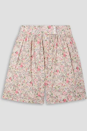 BATSHEVA Laura Ashley Westport Shorts aus Baumwollpopeline mit Blumenprint - - US 0