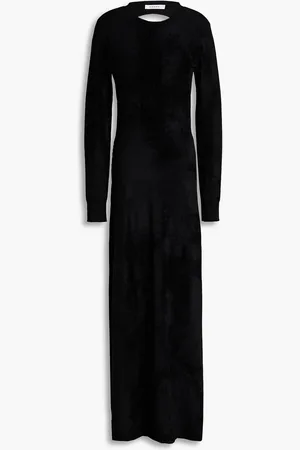 Frame Maxikleid aus Chenille mit Rückenausschnitt - - M