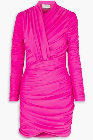 AZ FACTORY Ester Manas gerafftes Minikleid aus Stretch-Jersey - Pink - FR 40