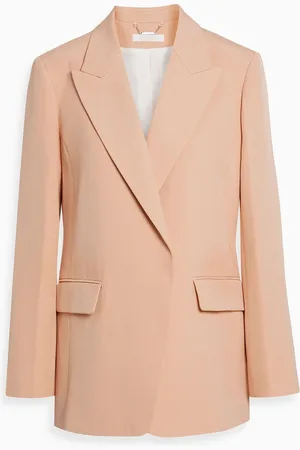 Chloé Blazer aus Seiden-Crêpe - Orange - FR 38