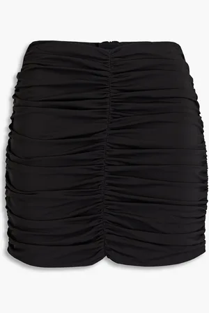 ROSETTA GETTY Minirock aus Jersey mit Raffungen - - L