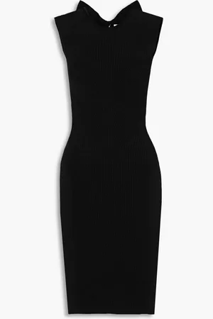AZ FACTORY MyBody Kleid aus Rippstrick mit Schleife - - M
