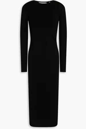 A.L.C. Midikleid aus einer Baumwollmischung mit Cut-outs - - L