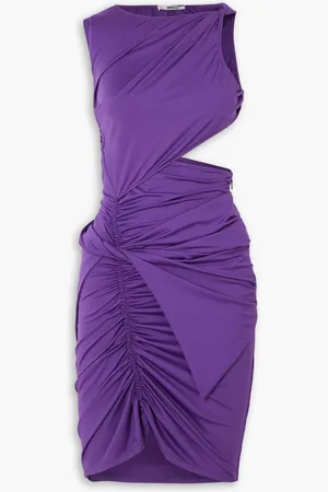 Supriya Lele Asymmetrisches Kleid aus gerafftem Stretch-Jersey mit Cut-out - - L