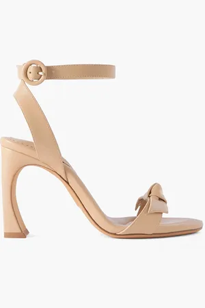 ALEXANDRE BIRMAN Clarita Sandalen aus Leder mit Knoten - Neutral - EU 37