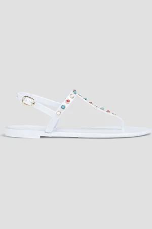Stuart Weitzman Slingback-Sandalen aus PVC mit Verzierung - - EU 34.5