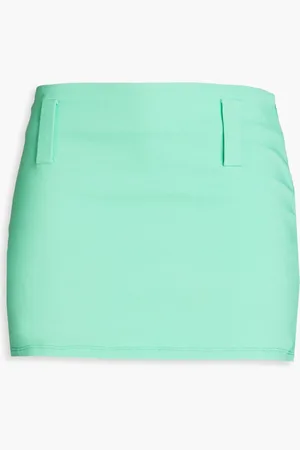 ROTATE Tally Minirock aus Stretch-Twill - Grün - DE 32