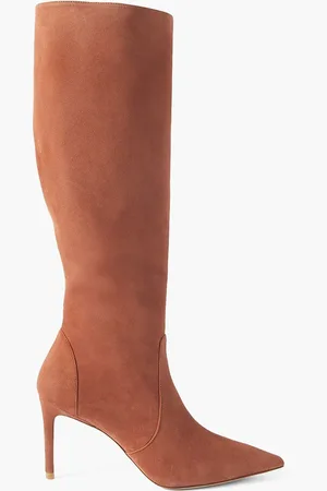 Stuart Weitzman Stuart kniehohe Stiefel aus Veloursleder - Braun - EU 35.5