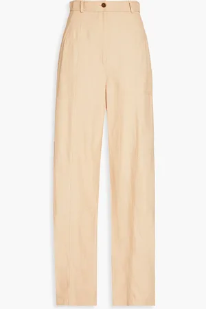 Alberta Ferretti Hose mit geradem Bein aus Twill - Neutral - IT 38
