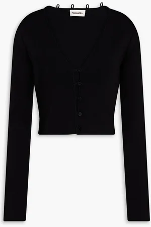 Nanushka Danique Cropped Cardigan aus Stretch-Strick - - S