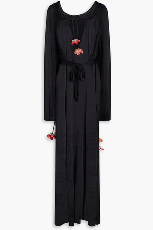 Alanui Plissiertes Maxi-Strickkleid in Häkeloptik - - M