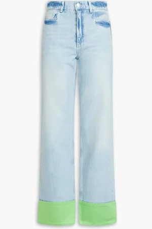Wandler Poppy hoch sitzende Jeans mit geradem Bein - Blau - 25