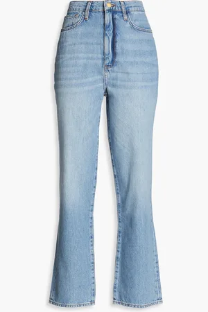 Triarchy Hoch sitzende Jeans mit geradem Bein - Blau - 29