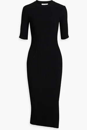 Frame Midikleid aus Rippstrick - - L