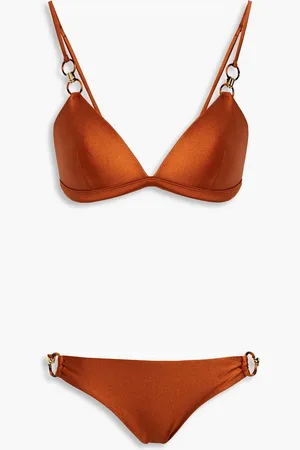 ZIMMERMANN Triangel-Bikini mit Ringdetails - Braun - 4 A