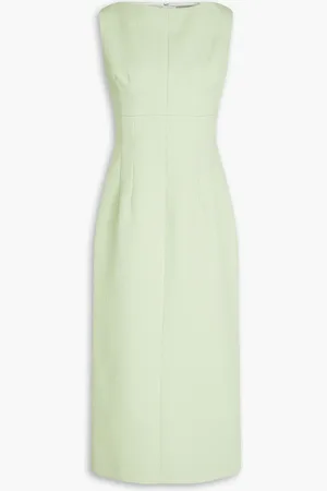 EMILIA WICKSTEAD Ashie Midikleid aus Cloqué - Grün - UK 14